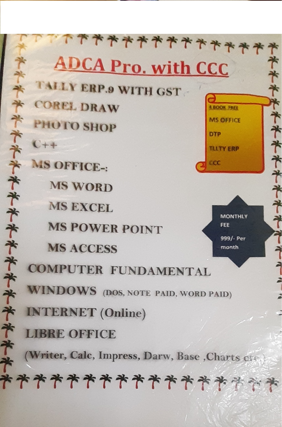 ADCA Professional (Advance Diploma in Computer Application Professional)